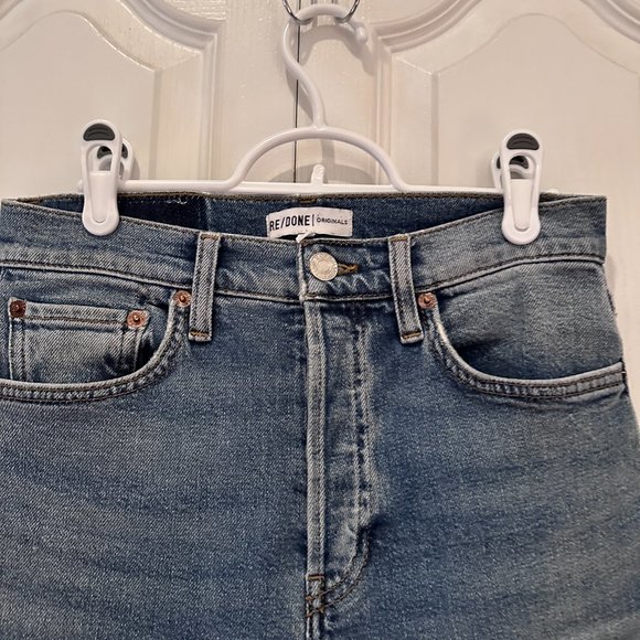 EUC Re/Done High Rise Ankle Crop - Picture 7 of 8